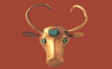 Golden bull's head II mil BC image