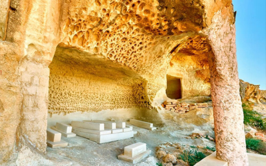 Shakpak Ata underground mosque image