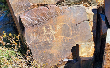 Written rocks image